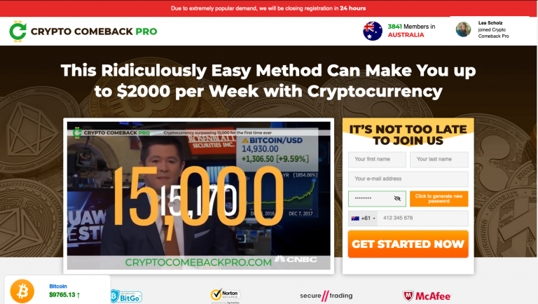 Crypto Comeback Pro Review: Is It the Best Auto Trading Robot Available For Making Extra Profit Hassle-free?