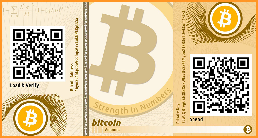 buy and store bitcoin in paper wallet