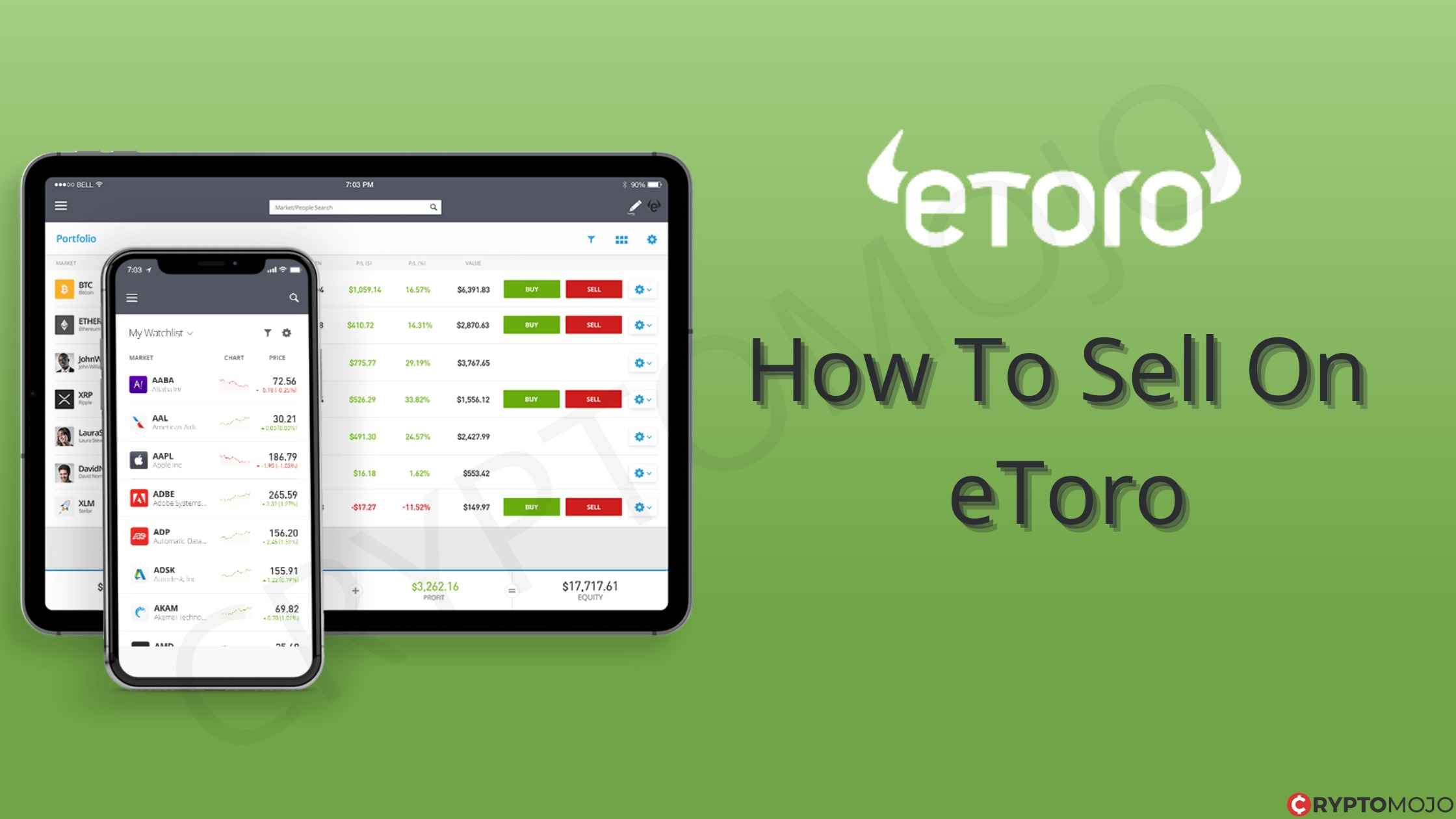 How To Sell On eToro- An Easy Guide To Sell Trade, Crypto On eToro!